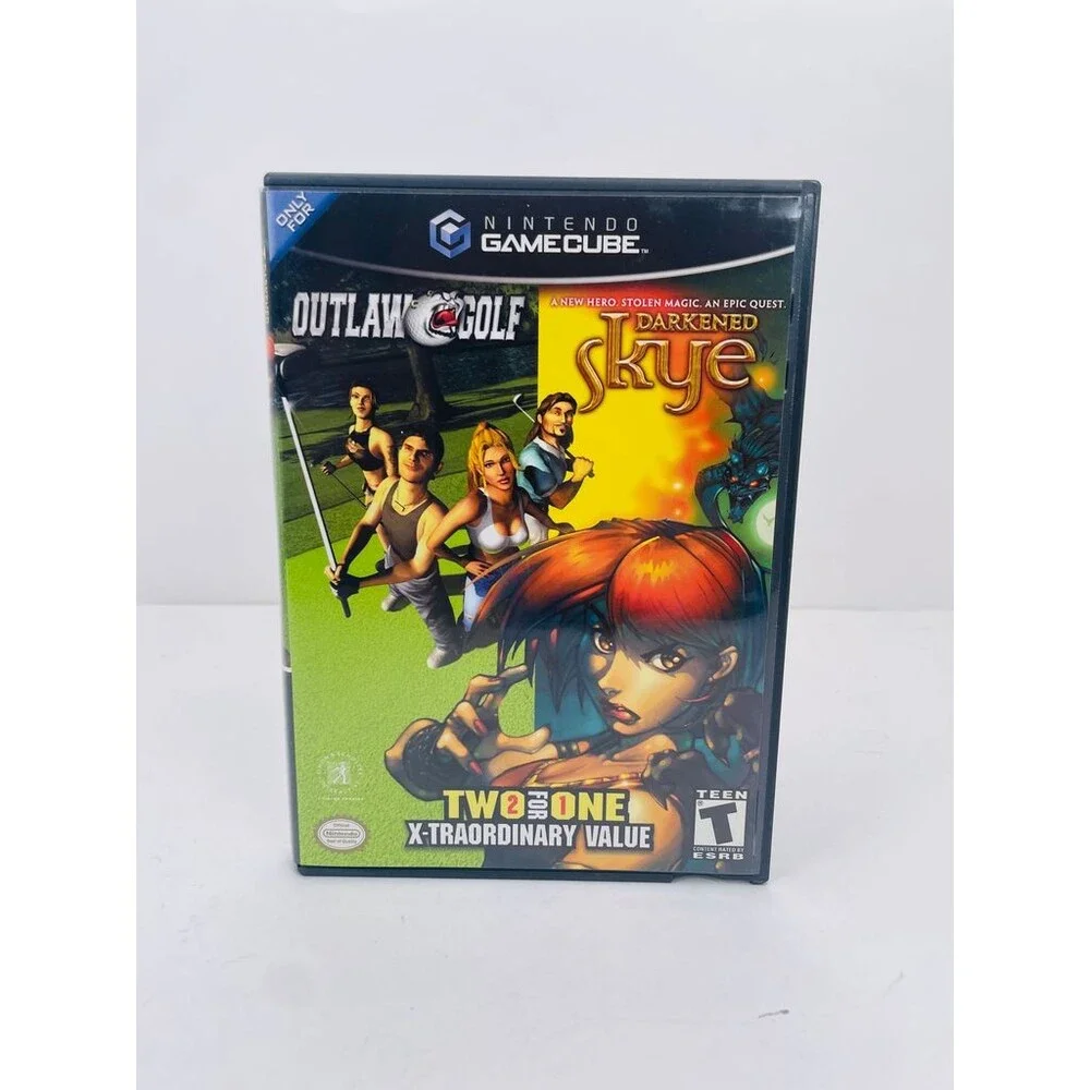 Darkened Skye / Outlaw Golf 2-in-1 GCN (Nintendo GameCube) Complete W/ Manual